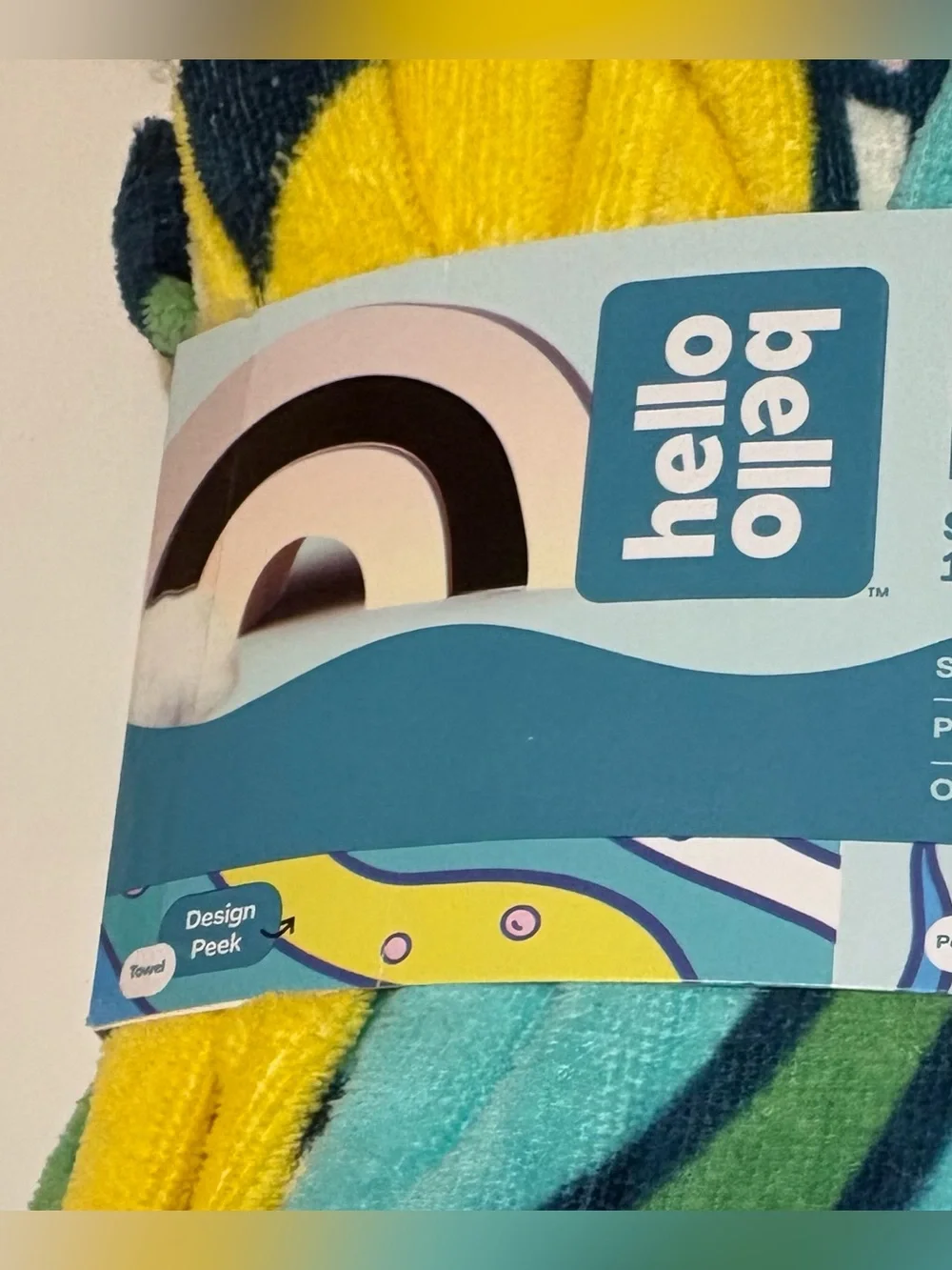 NEW HelloBello Premium Kid & Adult Beach Towel Set Octopus, Poncho & Adult Towel